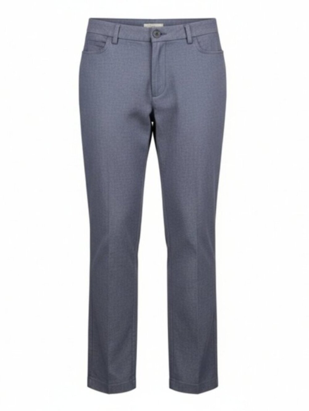Lilly Pulitzer SZ 12 Blue Flat Front Stretch Straight Leg Ankle Pants Trousers
